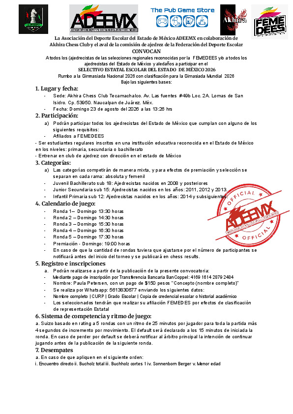 Ver pagina torneo